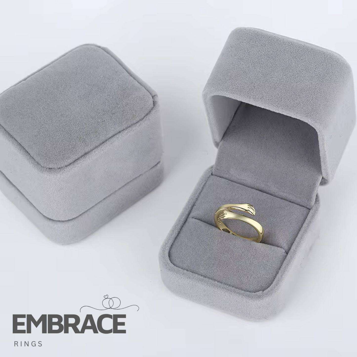 Embrace™ Sterling Silver Hug Ring